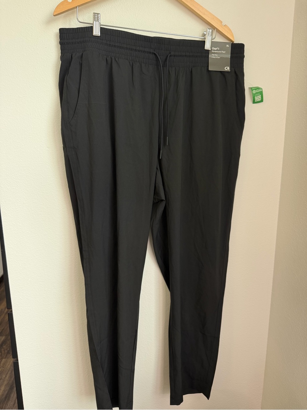 GAP Black Drawstring Track Pants